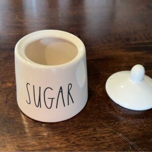 Rae Dunn Cream Sugar Jar with Lid
